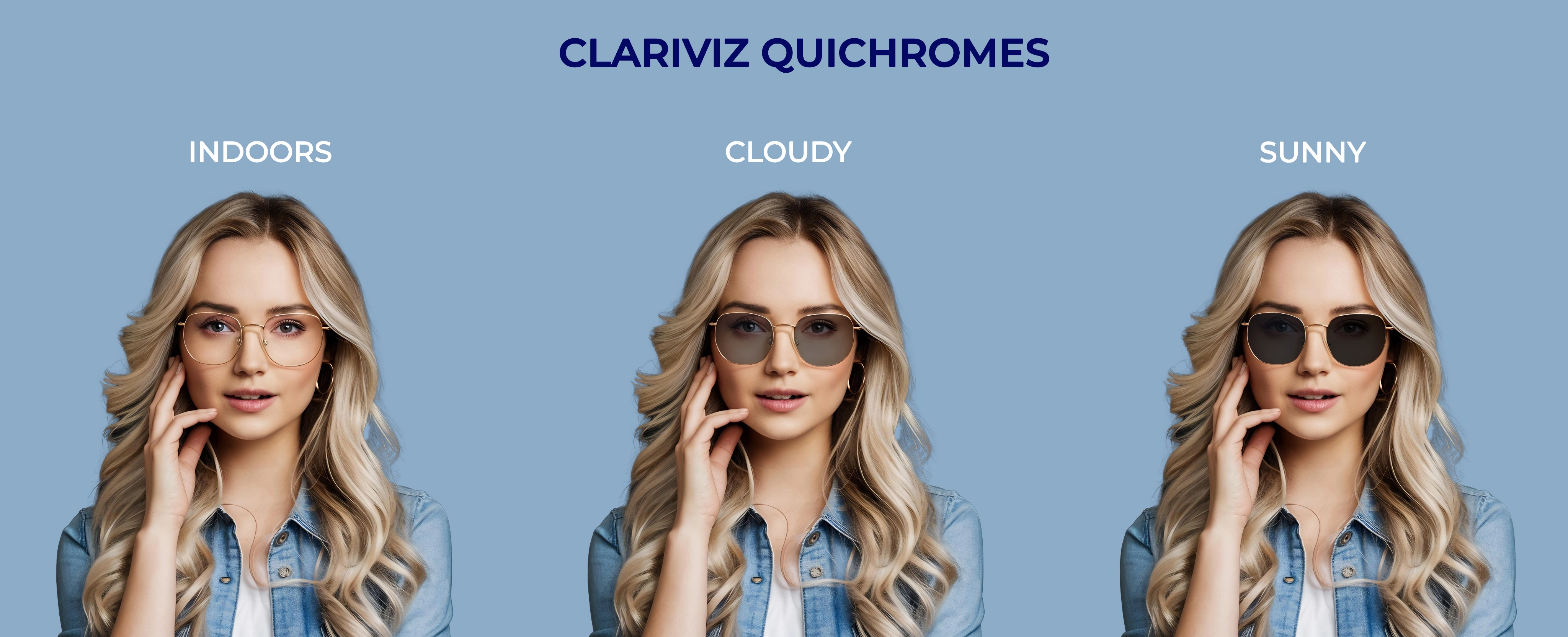 Quichromes photochromic lenses by Clariviz